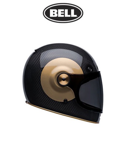 BELL 불릿 카본 TT 블랙/골드 풀페이스 헬멧